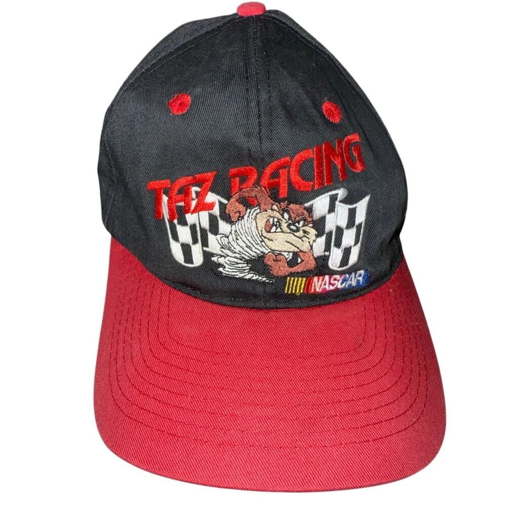 1997 Taz Racing NASCAR looney tunes SnapBack Hat Cap Vintage Warner bros cars